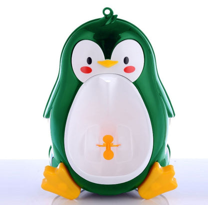 Kids’ Cartoon Frog Wall-Mounted Urinal – Toddler Potty Training