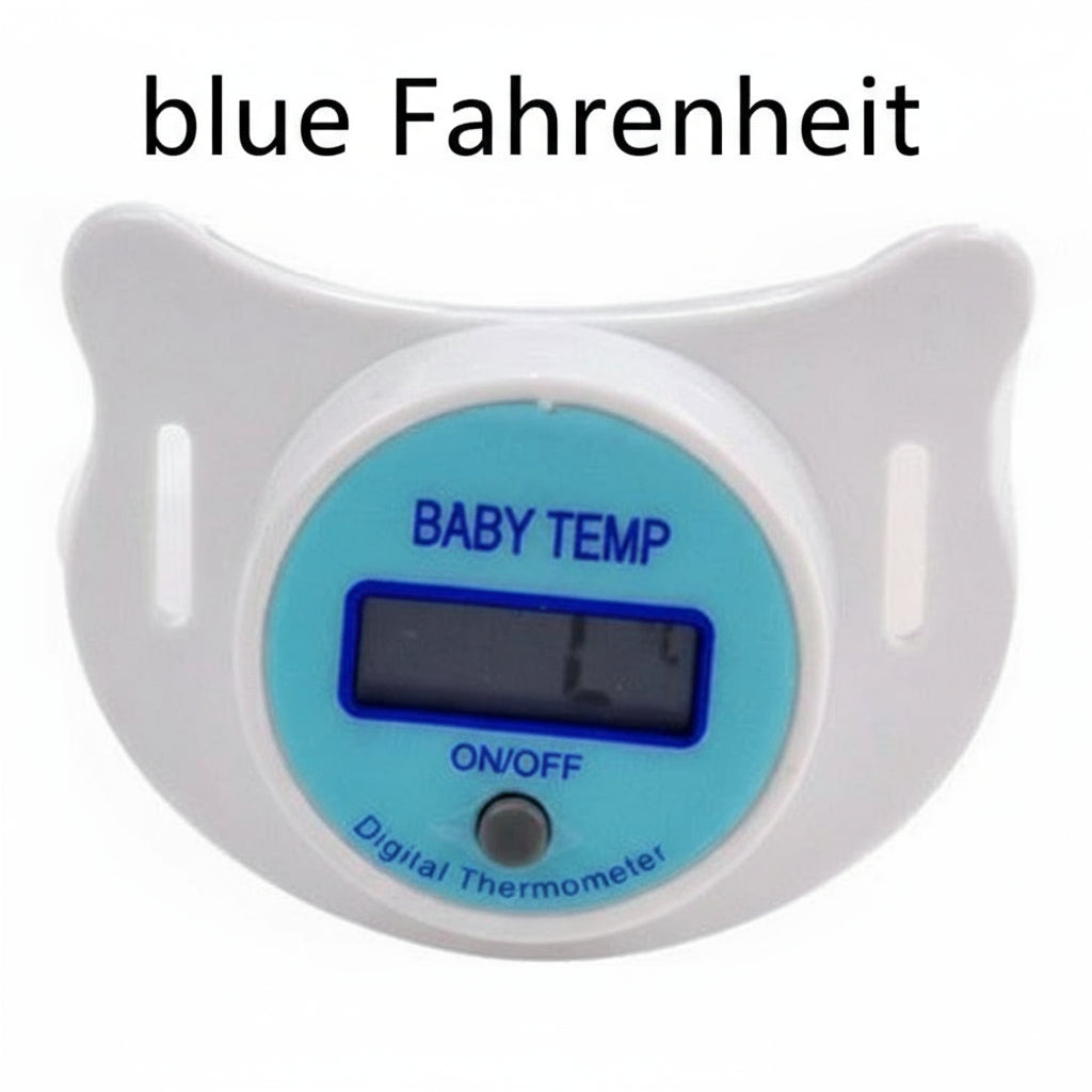 Baby pacifier digital thermometer