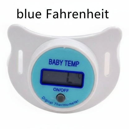 Baby pacifier digital thermometer