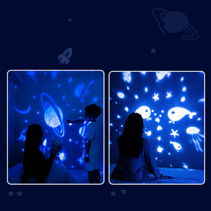 Galaxy Star Projector Light Astronaut Lamp