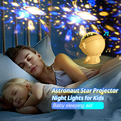 Galaxy Star Projector Light Astronaut Lamp